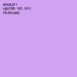 #D0A2F1 - Perfume Color Image