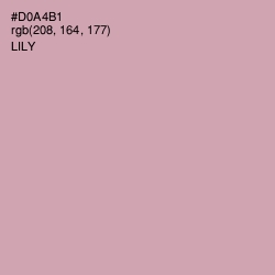 #D0A4B1 - Lily Color Image