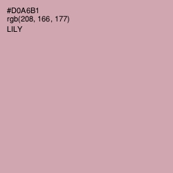#D0A6B1 - Lily Color Image