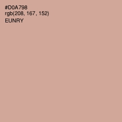 #D0A798 - Eunry Color Image