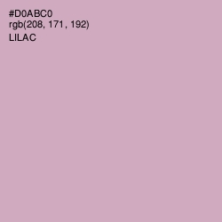 #D0ABC0 - Lilac Color Image