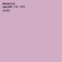 #D0ACC5 - Lilac Color Image