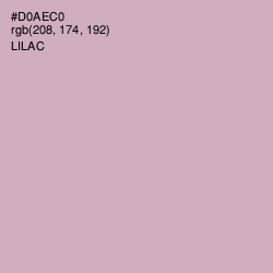 #D0AEC0 - Lilac Color Image
