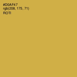 #D0AF47 - Roti Color Image