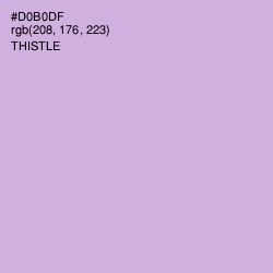 #D0B0DF - Thistle Color Image