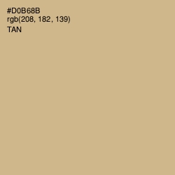 #D0B68B - Tan Color Image