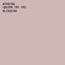 #D0B7B6 - Blossom Color Image