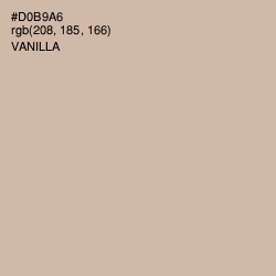 #D0B9A6 - Vanilla Color Image