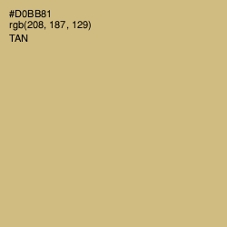 #D0BB81 - Tan Color Image