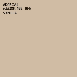 #D0BCA4 - Vanilla Color Image