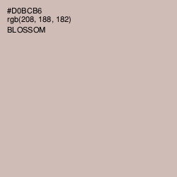 #D0BCB6 - Blossom Color Image