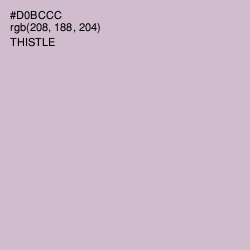 #D0BCCC - Thistle Color Image