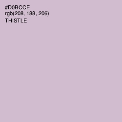 #D0BCCE - Thistle Color Image