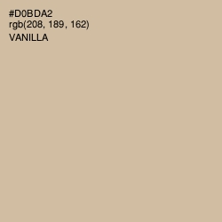 #D0BDA2 - Vanilla Color Image