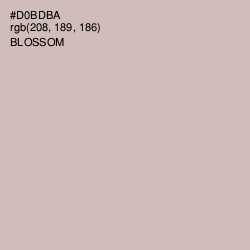 #D0BDBA - Blossom Color Image