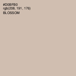 #D0BFB0 - Blossom Color Image