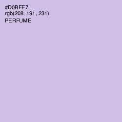 #D0BFE7 - Perfume Color Image