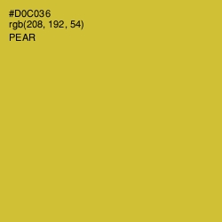 #D0C036 - Pear Color Image