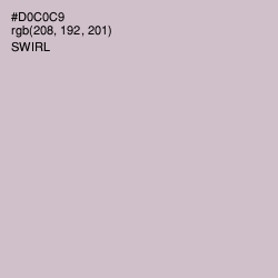 #D0C0C9 - Swirl Color Image