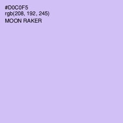 #D0C0F5 - Moon Raker Color Image