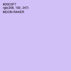 #D0C0F7 - Moon Raker Color Image