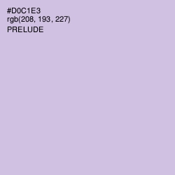 #D0C1E3 - Prelude Color Image