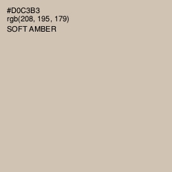 #D0C3B3 - Soft Amber Color Image