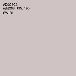 #D0C3C3 - Swirl Color Image
