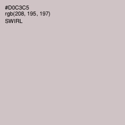 #D0C3C5 - Swirl Color Image