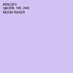 #D0C3F4 - Moon Raker Color Image