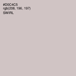 #D0C4C5 - Swirl Color Image