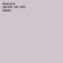 #D0C4CD - Swirl Color Image