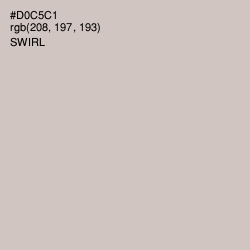 #D0C5C1 - Swirl Color Image