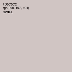 #D0C5C2 - Swirl Color Image