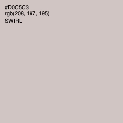 #D0C5C3 - Swirl Color Image