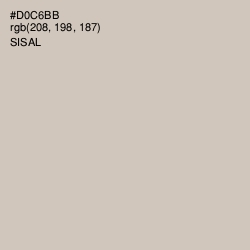 #D0C6BB - Sisal Color Image