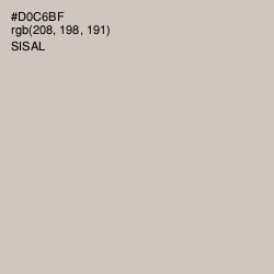 #D0C6BF - Sisal Color Image