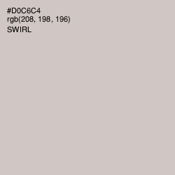 #D0C6C4 - Swirl Color Image