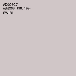 #D0C6C7 - Swirl Color Image