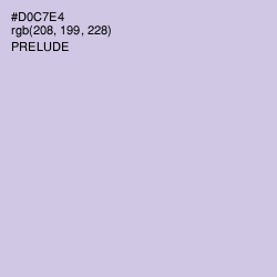 #D0C7E4 - Prelude Color Image