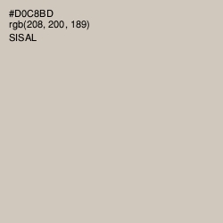 #D0C8BD - Sisal Color Image