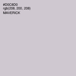 #D0C8D0 - Maverick Color Image