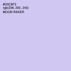 #D0C8F3 - Moon Raker Color Image