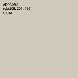 #D0C9BA - Sisal Color Image