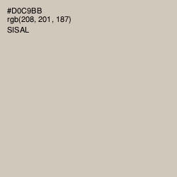 #D0C9BB - Sisal Color Image