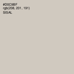 #D0C9BF - Sisal Color Image