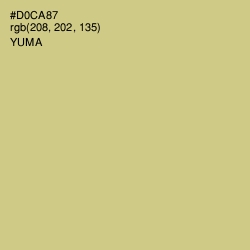 #D0CA87 - Yuma Color Image