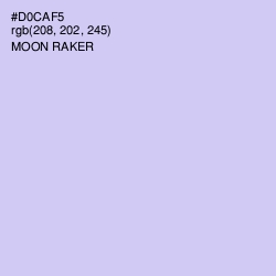 #D0CAF5 - Moon Raker Color Image