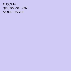 #D0CAF7 - Moon Raker Color Image