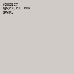 #D0CBC7 - Swirl Color Image
